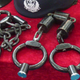 Weighted hand cuffs.